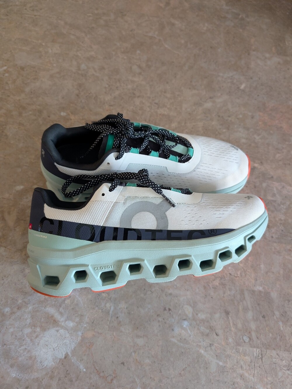 On Running Cloudgomoster ' Undyed White Creek, Max Cushioned Shoes Men Size 11.5 - Picture 9 of 12